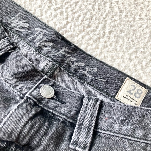 Free People | Side Car Denim Mini Skirt Black - Picture 9 of 9